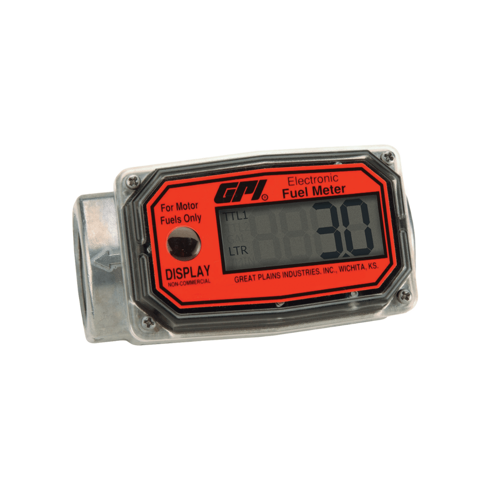 GPI Digital Fuel Meter Inline Flow Meter Aquip Systems Aquip